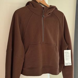 NWOT Lululemon Scuba Hoodie - Java - Size M/L